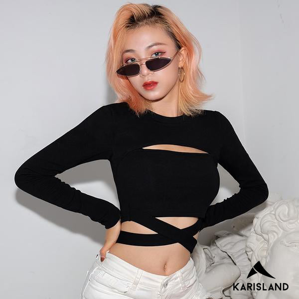 karisland Punk Rock Crop Top - karisland