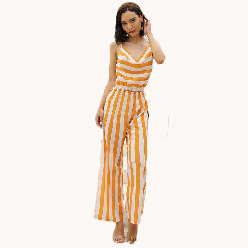 karisland Orange Lining Jumpsuit - karisland