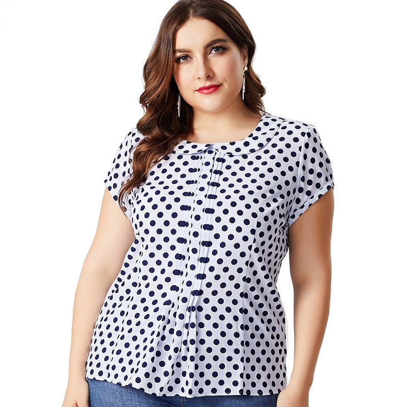 karisland White / 50 Polka-dot Top - karisland