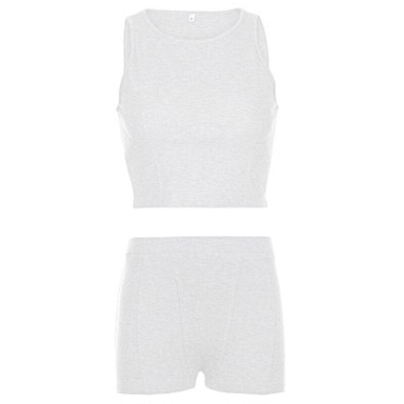 karisland White / S Olivia Two Piece Set - karisland