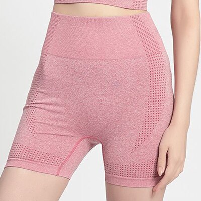 karisland Only Pink Yoga short / S Women Seamless Yoga Set - karisland